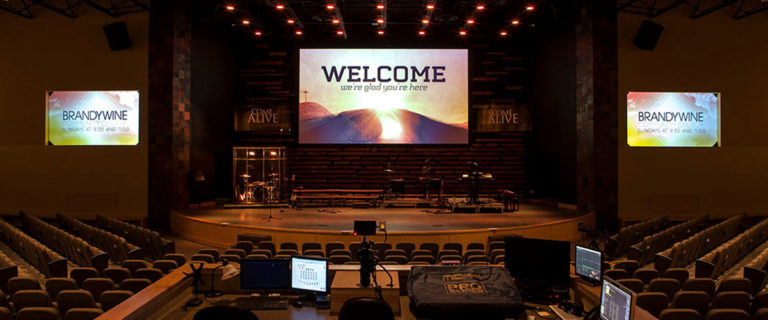 Church Video Wall | LED Video Walls | Church Display - LEDSINO