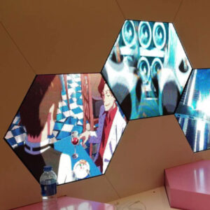 Hexagonal LED Display