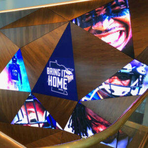 Triangular LED Display